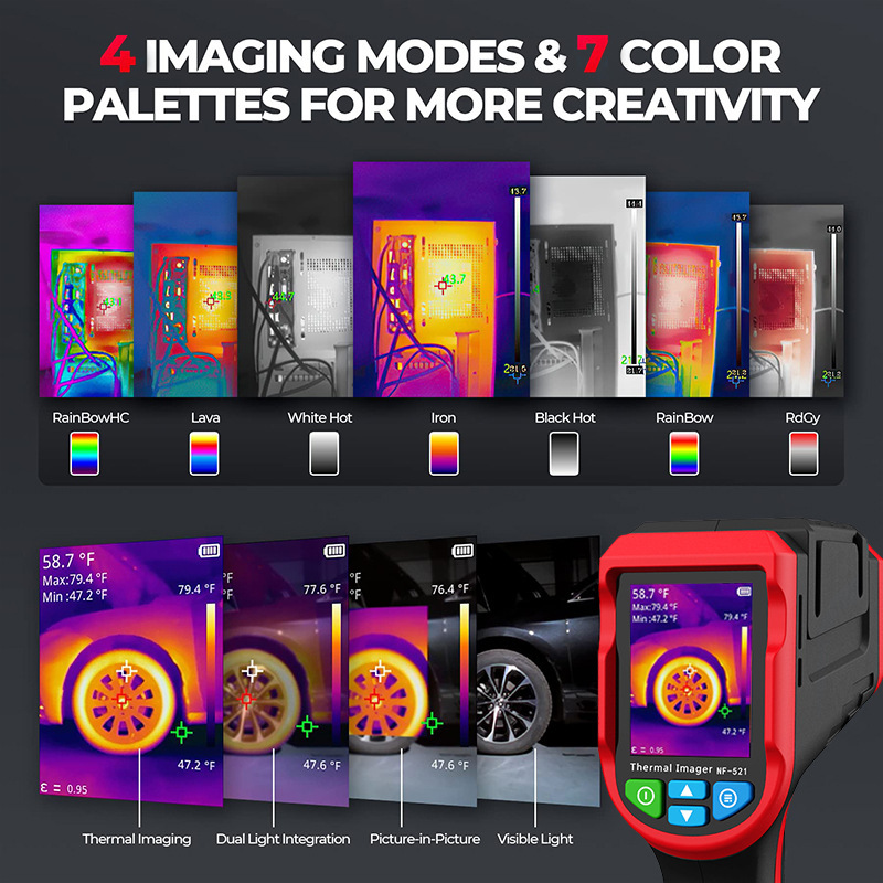 NOYAFA NF-521 كاميرا التصوير ا - مراجعة Nf 521 Thermal Imaging Camera وسعره