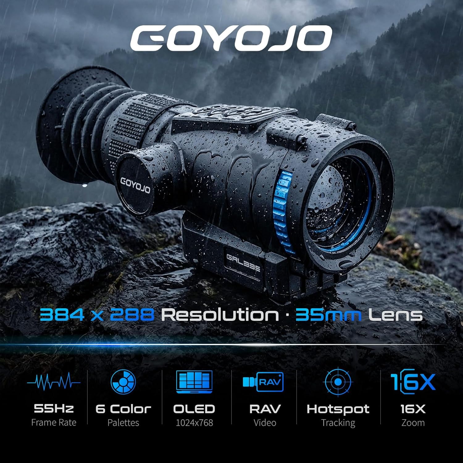 منظار حراري GOYOJO بدقة 384x28 - مراجعة Hunting Thermal Imaging Scope وسعره